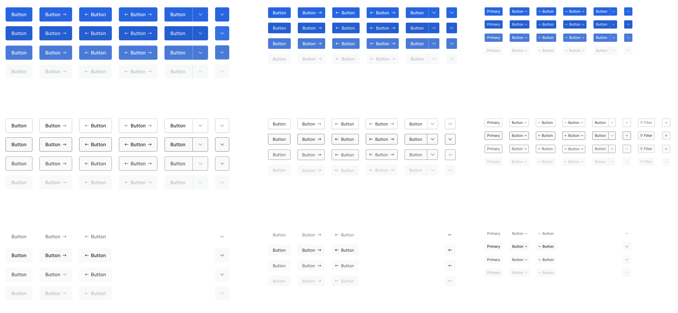 1296 button variations and states